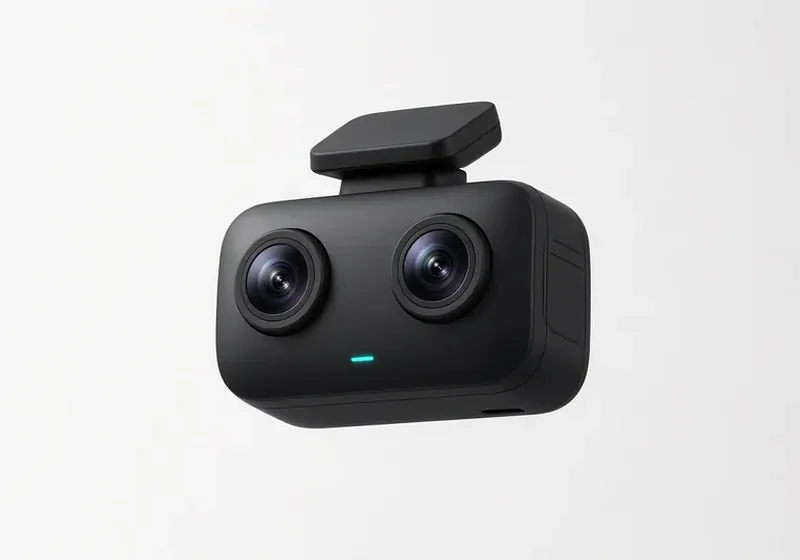 School bus dashcam for road and driver view